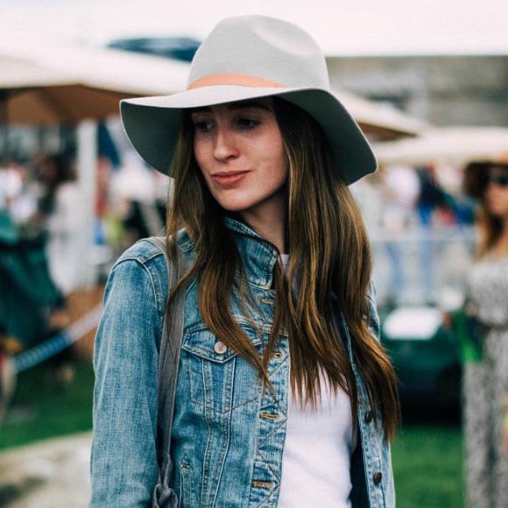 Anthropologie Wide Brim Wool Hat
